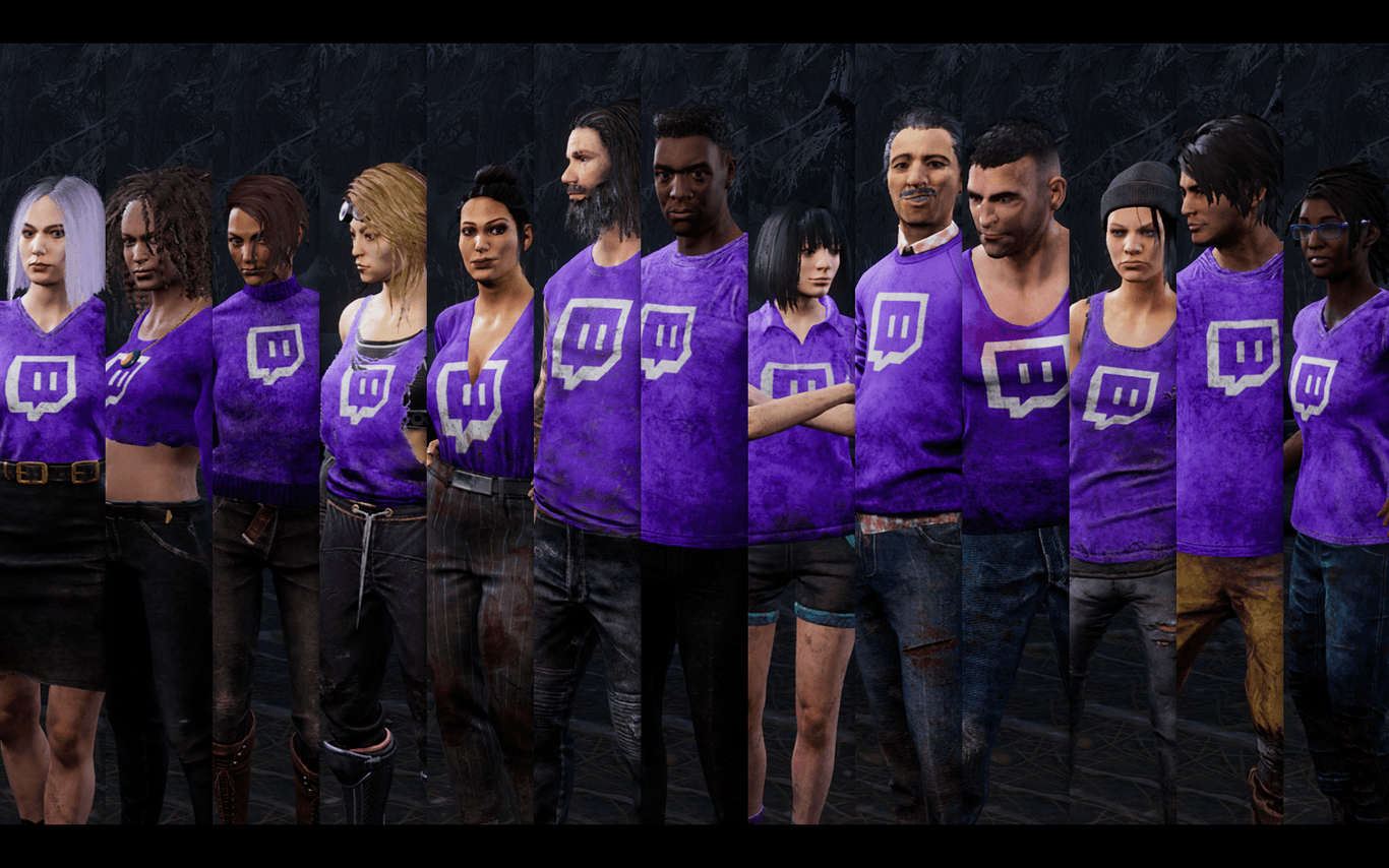 twitch t shirt dead by daylight